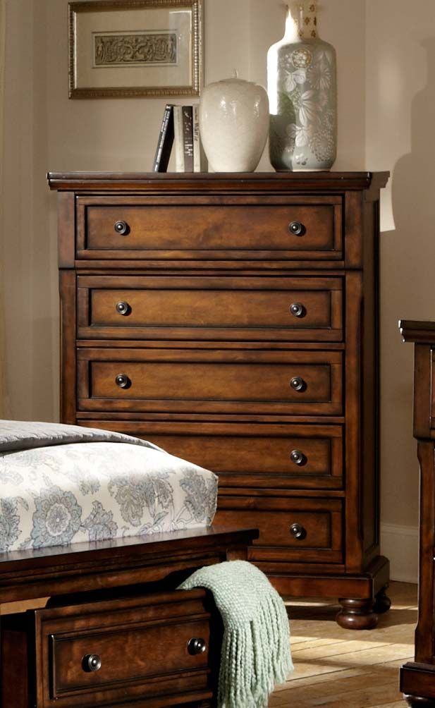 Mazin Furniture Cumberland Brown Chest-1