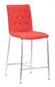 Zuo® Uppsala Tangerine Counter Chair-0