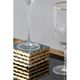 A & B Home Felicity Glass Bubble-Stem Flute-3