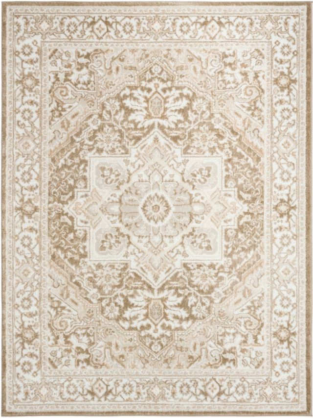 Nourison Home™ Dekor Ivory/Taupe 5'x7' Style 1 Area Rug-0