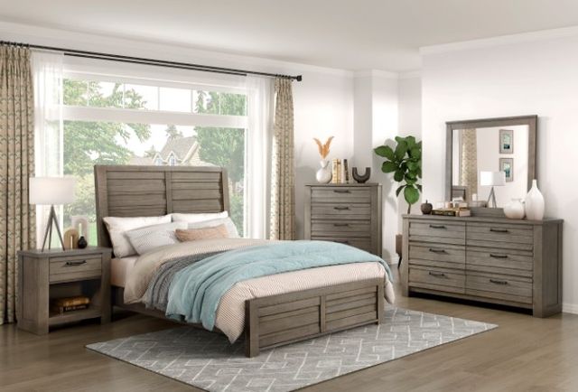 Mazin Furniture Longview Gray Mirror-2