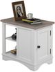Parker House® Americana Modern Cotton Chairside Table with Oak Top -4