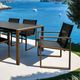 Furniture of America® Oswego 8-Piece Black/Natural Metal/Wooden Outdoor Dining Set-4