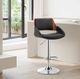 Armen Living Colby Black/Chrome Bar Stool-1