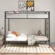 Coaster® Alevera Matte Black Youth Twin/Twin Bunk Bed-4