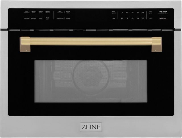 ZLINE Autograph Edition 24" 1.6 Cu. Ft. Stainless Steel Electric Speed Oven-0