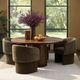 Dovetail Furniture Wilber Brown 60" Dining Table-1