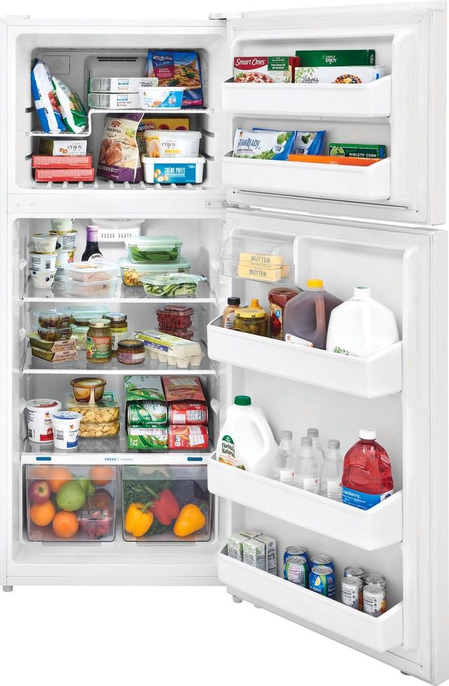 Frigidaire® 28" 17.6 Cu. Ft. White Top Freezer Refrigerator-3
