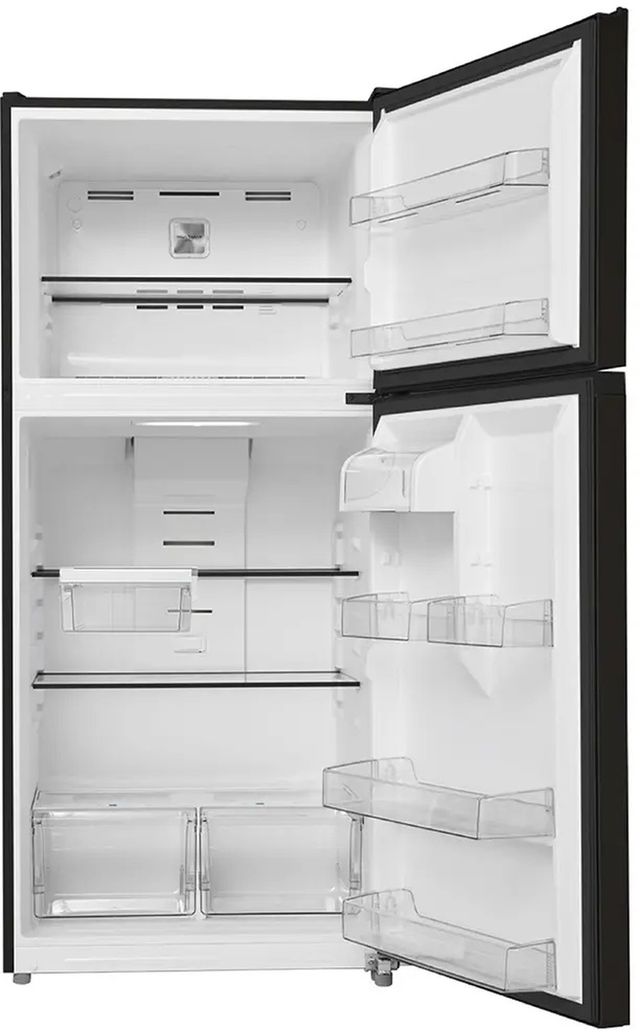 Midea® 30" 20.5 Cu. Ft. Black Top Freezer Refrigerator-1