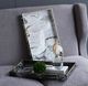A & B Home Quinn 2-Piece Black/White Rectangular Tray Set-5