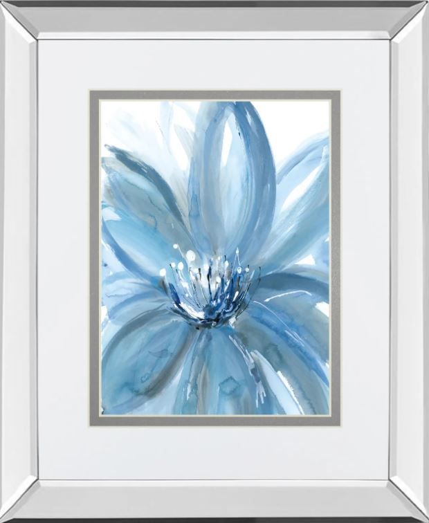 Classy Art Water Petals by Rebecca Meyers Mirror Framed Wall Art-0