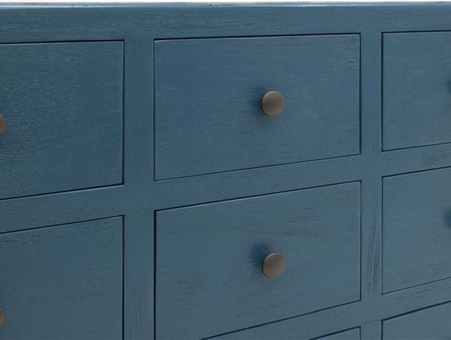 International Furniture Direct Oslo Blue Console-3