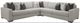 Furniture of America® Nerone Light Gray Sectional-0
