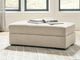 Signature Design by Ashley® Crespino Oatmeal Ottoman-1