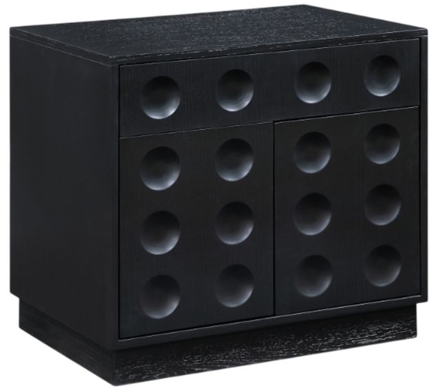 Meridian Furniture Compass Black Nightstand-0