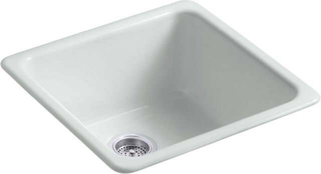 KOHLER® Iron/Tones® Ice Gray 21" Top/Undermount Single-Bowl Bar Sink-0