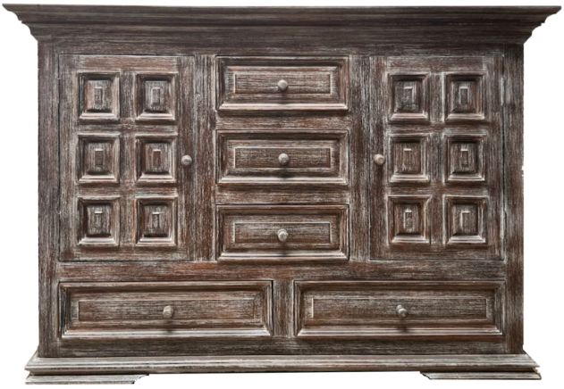 Million Dollar Rustic Barnwood Claudia Brown Dresser-0