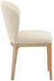 Dovetail Furniture Kaelin Cienega Oatmeal/Light Natural Dining Chair-2