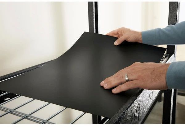 Gladiator® 2 Pack Black Rack Shelf Liners -2