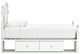 Signature Design by Ashley® Maylilly White Youth Twin Storage Panel Bed-3