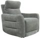 Homelegance® Edition Dove Gray Power Recliner with Power Headrest-0