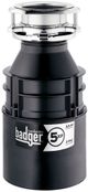 InSinkErator® Badger® 5XP 0.75 HP Continuous Feed Black Garbage Disposal-0