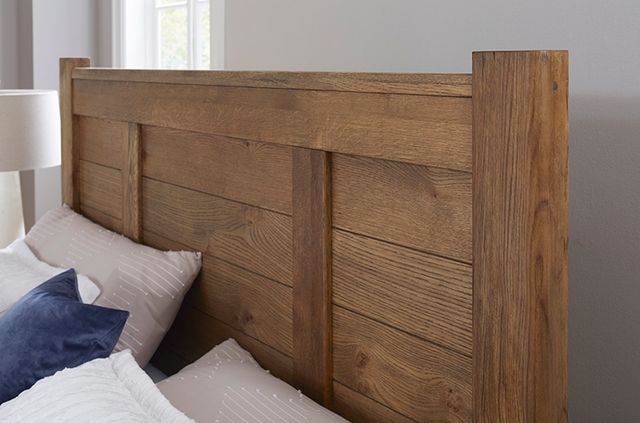 LM Co Home By Vaughan-Bassett Crafted Oak by Ben & Erin Napier Natural California King Poster Bed-1