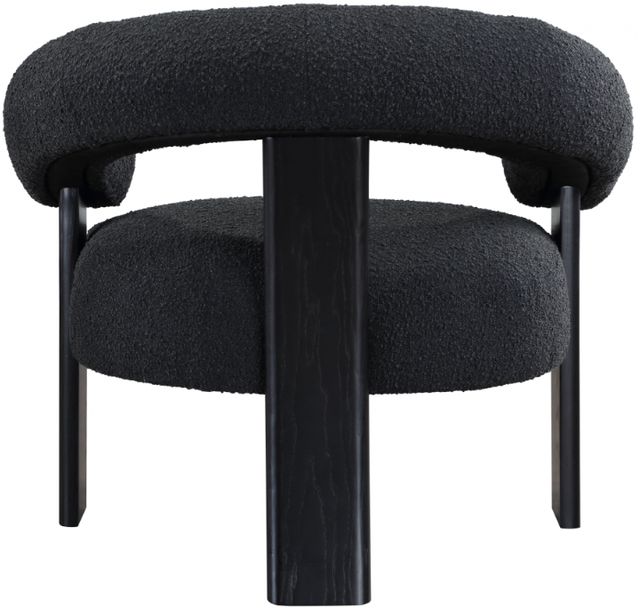 Meridian Furniture Winston Black Boucle Accent Chair-3