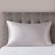 Olliix by Madison Park Silk 100% Pink Standard Mulberry Single Pillow Case-0