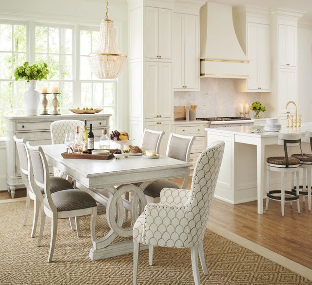 Lexington Home Oyster Bay Montauk White Dining Table-1