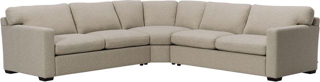 Palliser® Furniture Customizable Madison Track Arm 3-Piece Curved Sectional-0