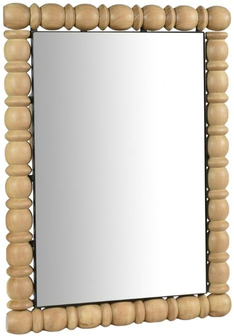 Meridian Furniture Aubrey Natural Oak Mirror-1