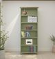 Legends Home Vineyard Fruitwood/Sage Green 86" Bookcase -1