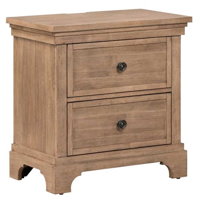 Liberty Furniture Haven Hills 4-Piece Camel Beige Queen Bedroom Set -3