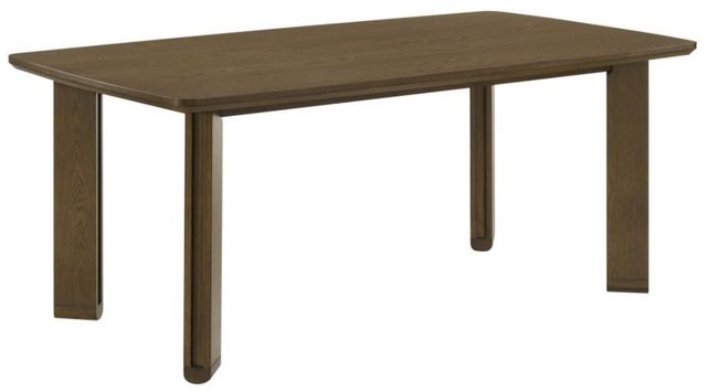Coaster® Ottowa 7-Piece Brown/Light Tan Rectangular Dining Room Table Set-1