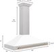 ZLINE 48" Autograph Edition White Matte Wall Mounted Range Hood -5