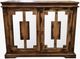Vintage Furniture Club Console with Mirror-0
