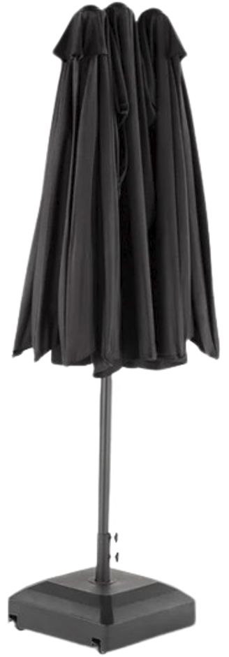 Transformer Table Transformer Black Aluminum/Fabric Outdoor Patio Umbrella-1