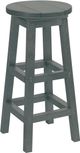 C.R. Plastic Generation Line Slate Grey 31" Swivel Bar Stool-0