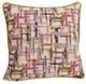 A & B Home Black/Brown/Gray/Pink Throw Pillow-1