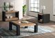 Elements International Breckenridge Black/Light Oak Sofa Table-3