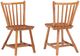 Linon Leeville 2-Piece Medium Oak Side Chair-0