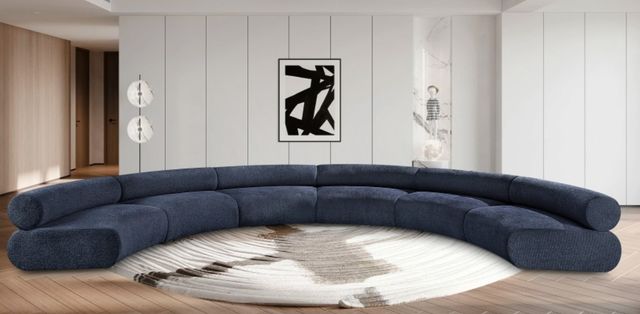 Meridian Furniture Bale 6-Piece Navy Sectional-3