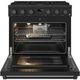 Thor Kitchen® A Series 36" Matte Black Contemporary Freestanding Pro Style LP Gas Range-1
