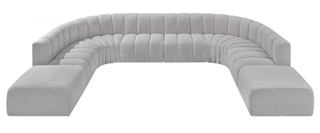 Meridian Furniture Arc 10-Piece Gray Sectional-2