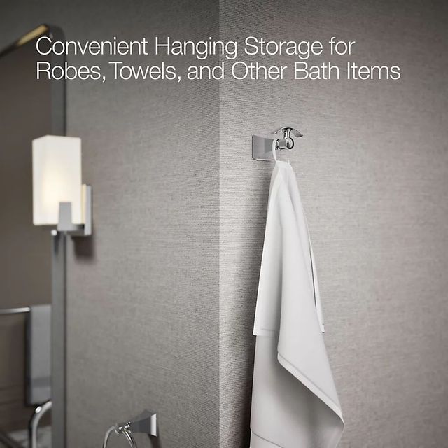 KOHLER® Memoirs® Stately Polished Chrome Robe Hook-3