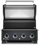 Broil King® Baron™ 420 Shadow IR 4-Burner Black Built-In Liquid Propane Grill-1