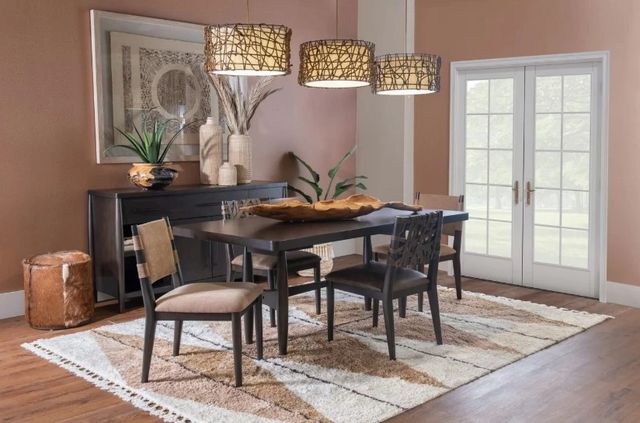 Modus Furniture Koko Minx/Porcini Upholstered Dining Side Chair-1
