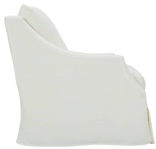 Rowe® Customizable Kara Slipcovered Swivel Glider Chair-2