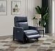 BarcaLounger® James Barone Navy Blue Leather Power Recliner-3